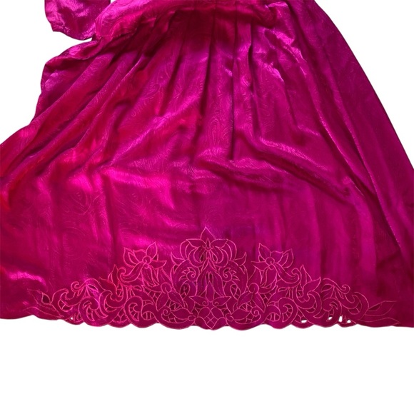 Nancy Johnson Vintage Silk Dress Size 8 - Picture 8 of 10